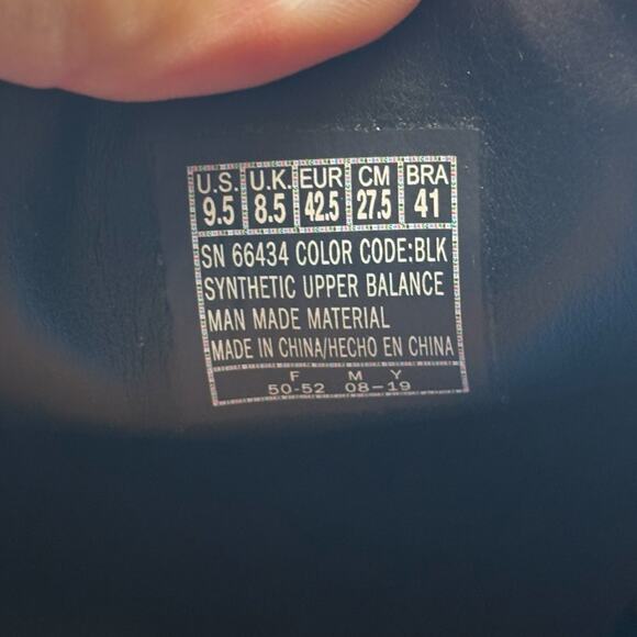 Skechers Men’s Classic Fit Slip-On Shoes Black 9.5 Air-Cooled Memory Foam Causal - Picture 7 of 16